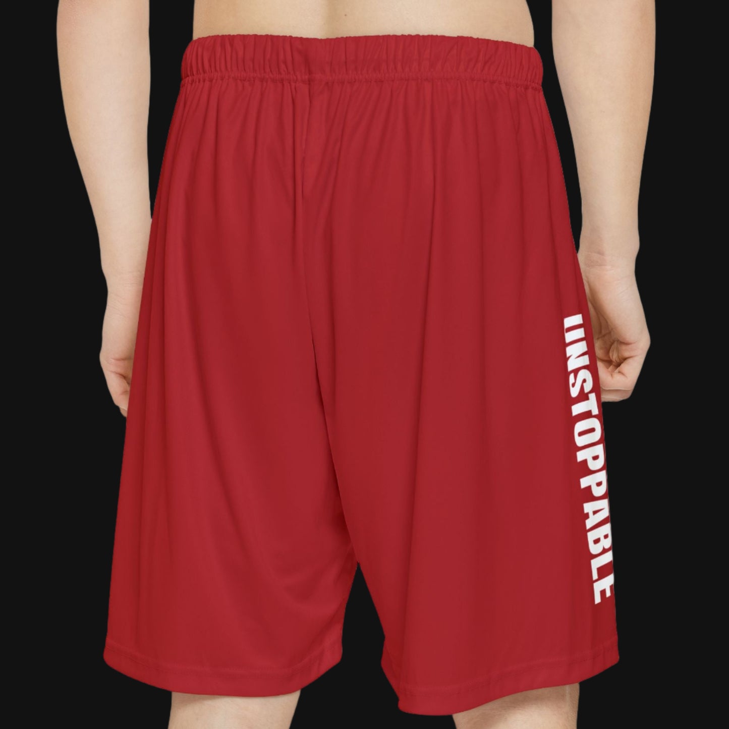 Berserker Gym's Blood Red UNSTOPPABLE Sports Shorts | Performance & Street Ready