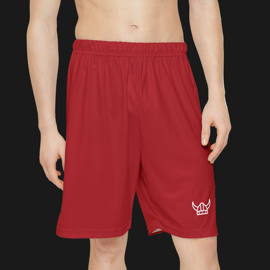 Berserker Gym Men’s Blood Red UNSTOPPABLE Sports Shorts | Performance & Street Ready