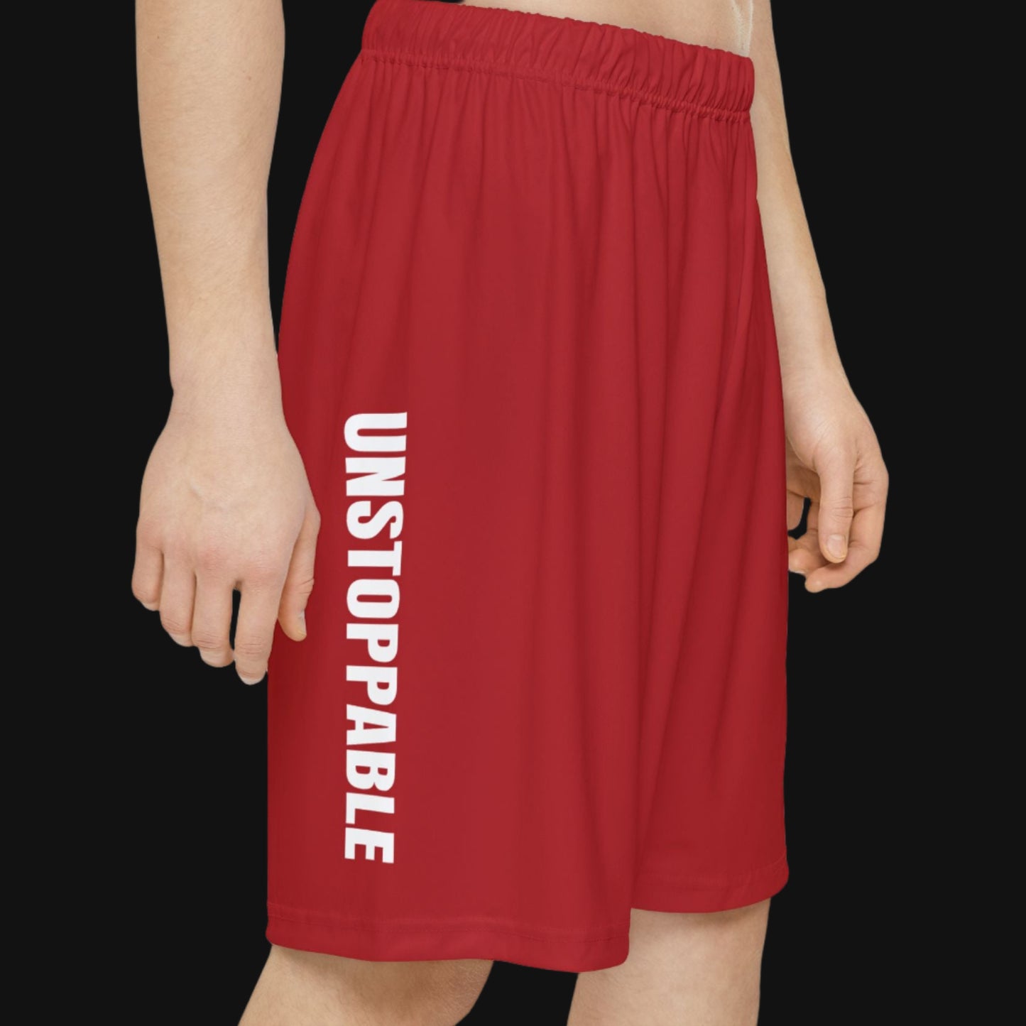 Berserker Gym's Blood Red UNSTOPPABLE Sports Shorts | Performance & Street Ready