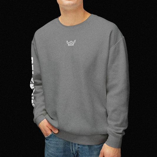 Berserker Gym Training Sweatshirt | Beast Mark Back & RELENTLESS Sleeve