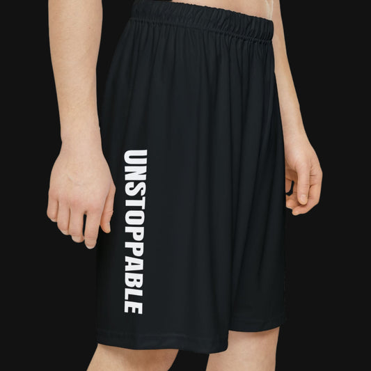 Berserker Gym's Black UNSTOPPABLE Sports Shorts | Performance & Street Ready