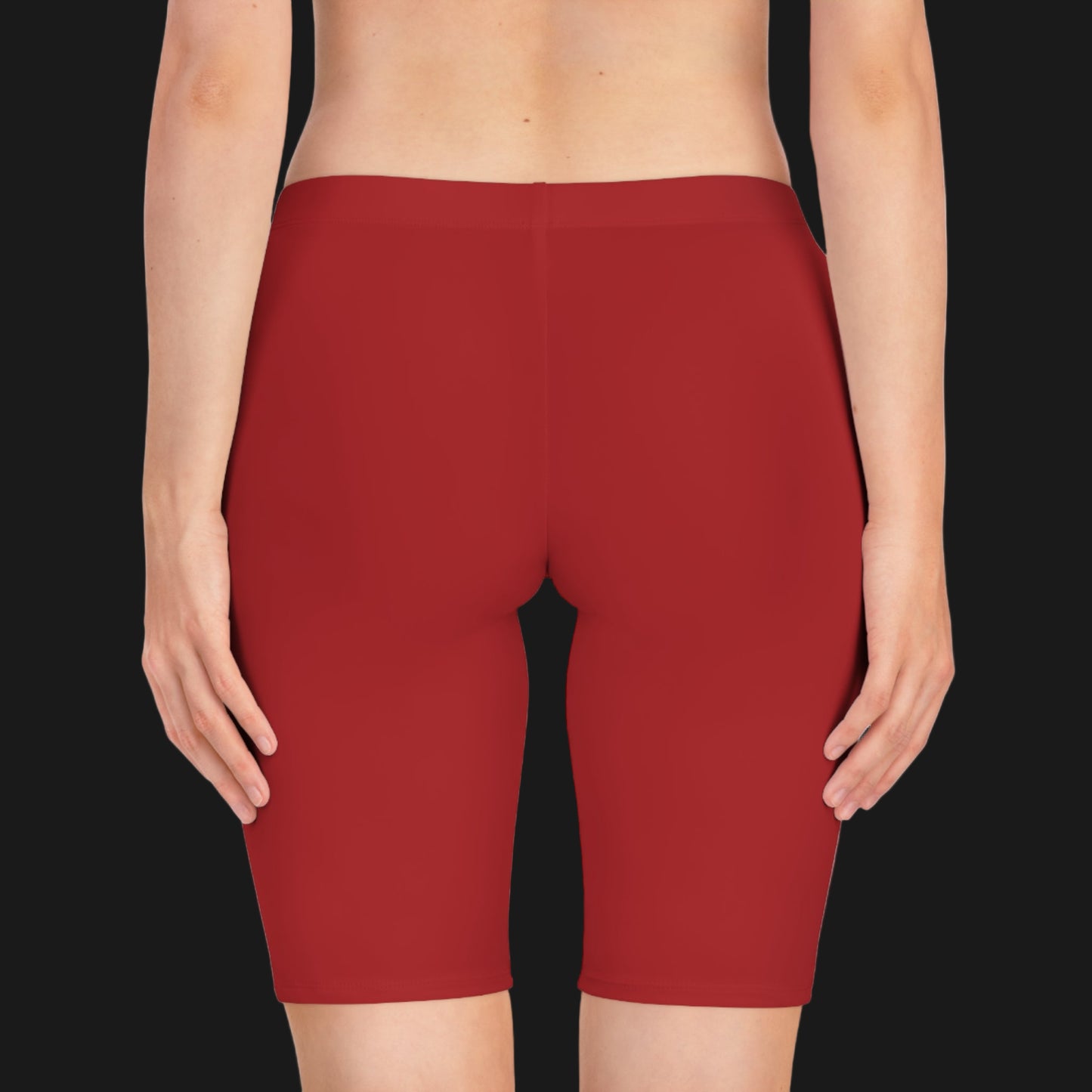 Berserker Gym Women’s Blood Red Performance Shorts | Chain & Shieldmaiden Crew Design