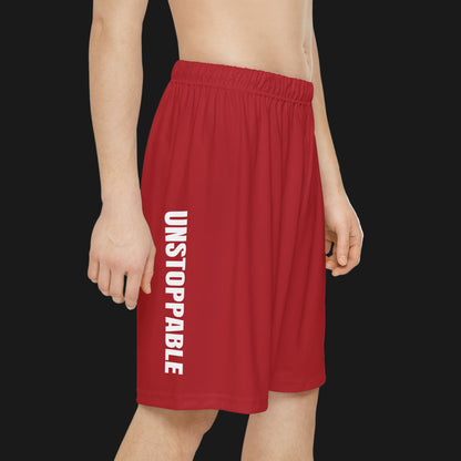 Berserker Gym Men’s Blood Red UNSTOPPABLE Sports Shorts | Performance & Street Ready