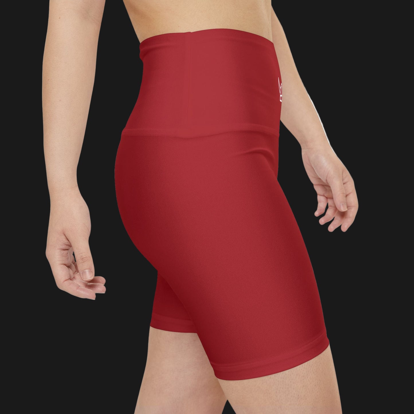 Berserker Women’s Workout Shorts | Blood Red RECKLESS Lightning Design