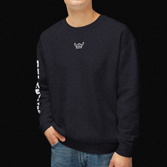 Berserker Gym Training Sweatshirt | Beast Mark Back & RELENTLESS Sleeve