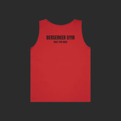 Unisex "Built for Rage" Berserker Gym tank top in heavy cotton fabric