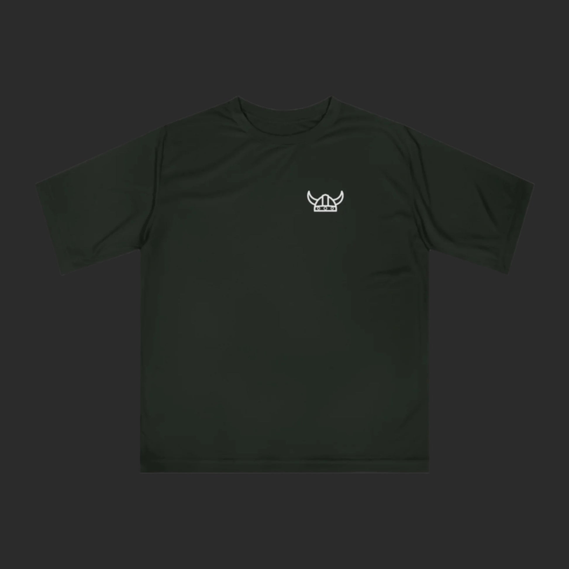 Zone activewear T-shirt with Viking design, unisex fit for sports and everyday use